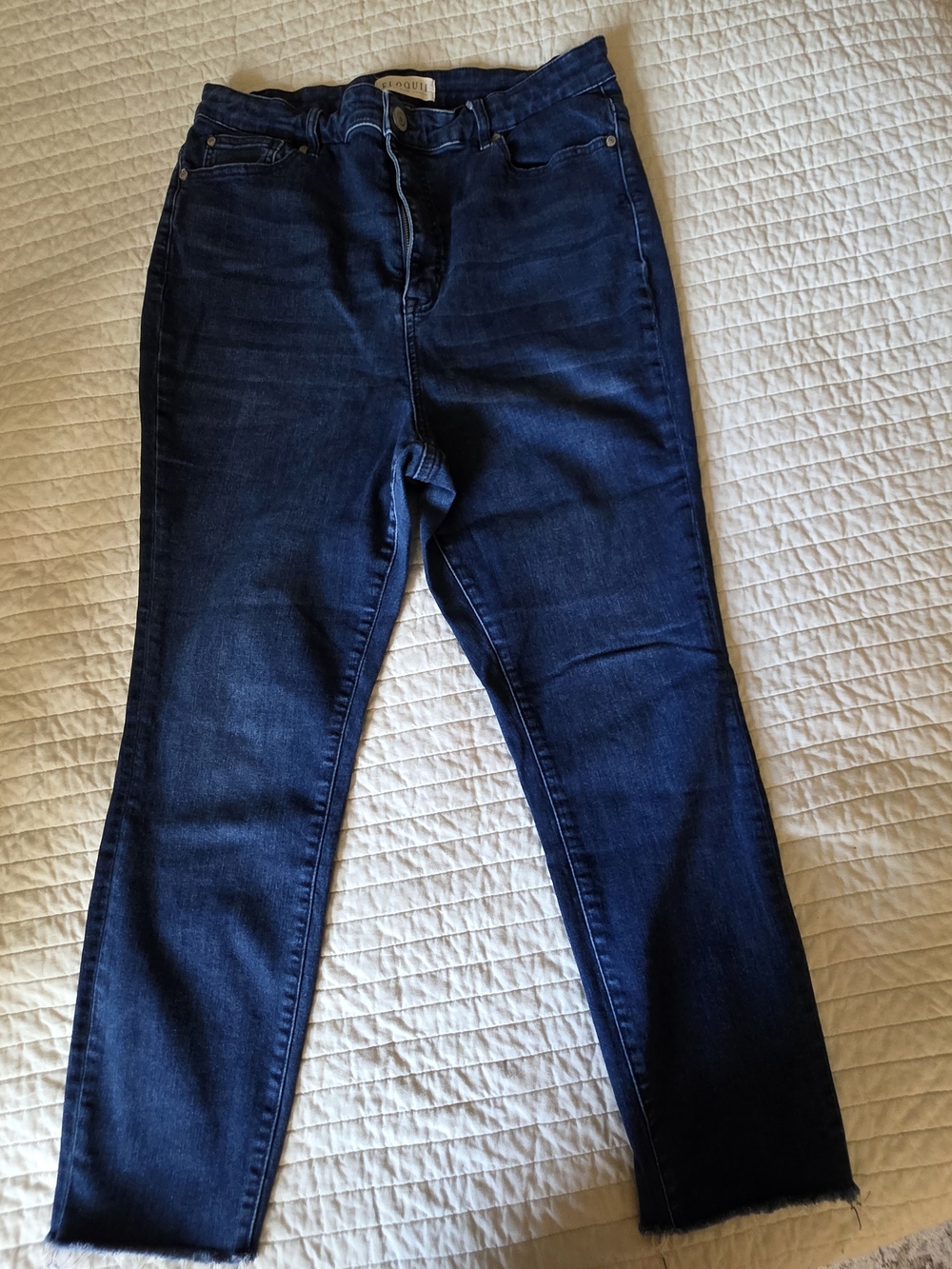 Eloquii Deep Indigo Skinny Jeans